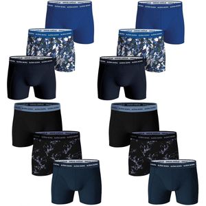 Björn Borg - Premium - 12-Pack - Boxershorts - Heren - Onderbroeken - Dunne Band - Zwart en Blauw - Maat L
