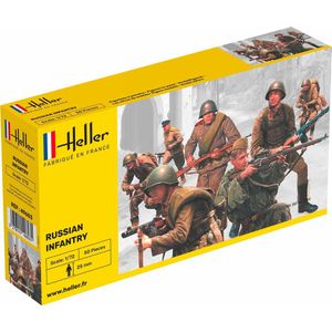 Heller - 1/72 Infanterie Russische Figuren - Modelbouwset - World War II - Schaal 1:72