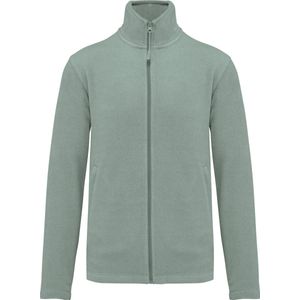 Kariban Microfleece met rits heren K911 - Sage - 5XL