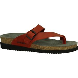 Mephisto - HELEN SCRATCH - Dames slippers - Kleur: Rood - Maat: 38