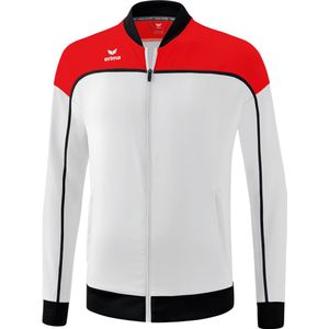 Erima Change Presentatiejack Heren - Wit / Zwart / Rood | Maat: 3XL