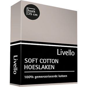 Livello Hoeslaken Soft Cotton Stone 90x210