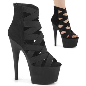Pleaser - ADORE-700-24 Plateau Laarzen - US 12 - 42 Shoes - Zwart