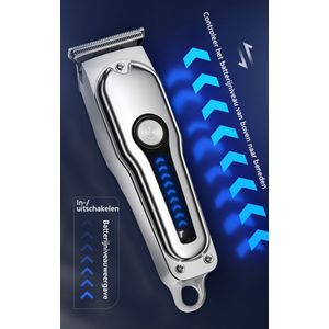 Crrynuo Tondeuse Mannen Pro - Professionele Draadloze Tondeuse - Cheveux Haar - Trimmer voor Hoofd & Baard - Tondeuse Mannen Hoofdhaar - Haar tondeuse - Trimmer - Kappersset