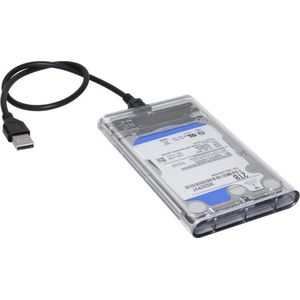 HDD SSD case behuizing transparant 2.5"" USB 3.0