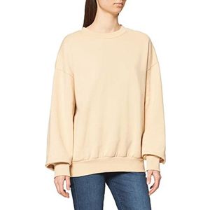 Oversized Dames Sweater met Hoge Hals en Ballonmouwen