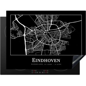 Inductie beschermer - Inductie Mat - Kookplaat beschermer - Plattegrond - Eindhoven - Stadskaart - Kaart - Inductie beschermer - Inductie Mat - Kookplaat Beschermer - 70x52 cm - Afdekplaat inductie - Inductiebeschermer