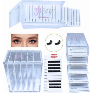 Guardian Beauty Wimpers Display Organizer Professioneel Transparante Organizer – Compact en Duurzaam Valse Wimpers Display Stand met Eenvoudig Toegankelijke Ontwerp –5 Lagen Wimper Extension Rek – Ideaal voor Professioneel en Thuisgebruik