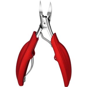 AdroitGoods Professionele Roestvrijstalen Nageltang – Precisie, Kracht en Duurzaamheid - scherpe schuinbek voor dikke en harde teennagels - Rood