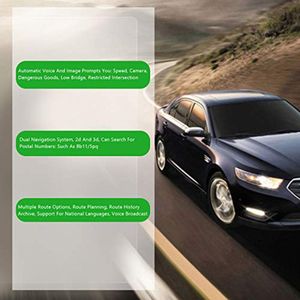 5 inch GPS-navigatieapparaat, touchscreen, 256 MB, 8 GB, universeel, voor auto-vrachtwagen-MP3 FM Europa/levenstijdkaarten/faseverkeer/faseparken/waarschuwingen bestuurders/automatische stem