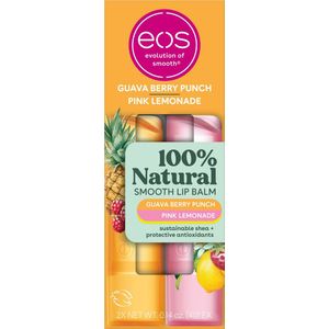 eos Pink Lemonade/Guava Berry Punch 2-Pack Stick Carton Caddy