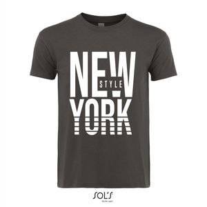 T-Shirt 359-97 New York - Antraciet, xS