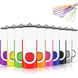 EASTBULL USB Stick 32GB - 10 Stuks - Meerkleurig