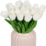 Kunstbloem - Wit - Kunststof