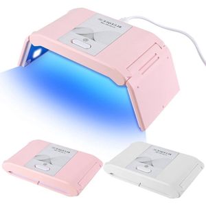 Elektrische Nageldroger UV-lamp 36 W Mini Draagbaar Opvouwbaar Sneldrogend Nagellamp - Gelnagels UV-nagellamp - Wit
