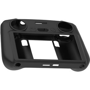 Voor DJI Mini 4 Pro / Air 3 afstandsbediening / DJI RC 2 met scherm PULUZ siliconen beschermhoes (zwart)