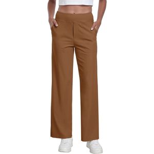 Palazzo Broek Dames - Elegante Losse Wijde Pijpen met Zakken
