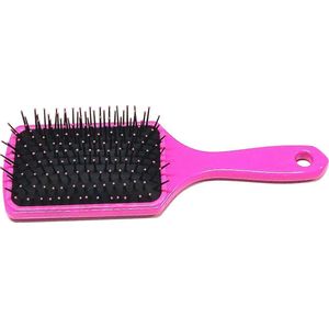 Rojafit Megabrush -Professionele Pneumatische Haarborstel- XXL- Rechthoek- 24,5 cm x 8 cm - Pink