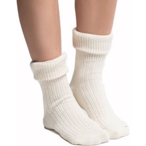 Tannhauser Kniekousen Oktoberfest Dames - Katoen - Crème- Mt 39/42