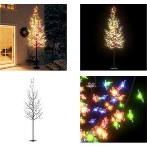 vidaXL-Kerstboom-met-600-LED's-meerkleurig-licht-kersenbloesem-300-cm - Kerstboom - Kerstbomen - Kerst Boom - Kerst Bomen