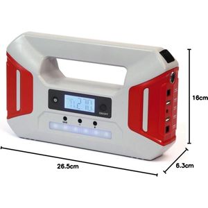 Equivera Jumpstarter voor Auto - Accu Booster - Acculader voor Auto - Starthulp voor Auto - Acculader - Auto Acculader - Accu Booster voor Auto - Nooit meer zonder lege accu!