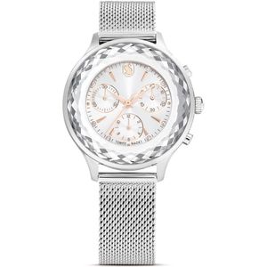Swarovski - Polshorloge - Zilver - RVS - Oval
