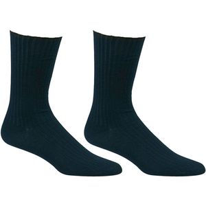 Katoenen sokken | Voor gevoelige sokken | Kleur: Zwart | Mat: 39-42 | 5 paar