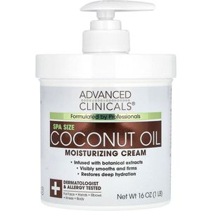 Advanced Clinicals - Coconut Oil Moisturizing Cream - Gezichtscrème - 454 g