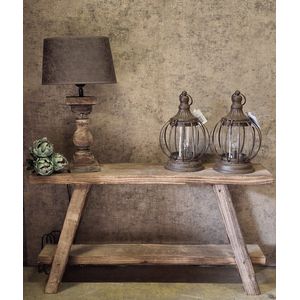 Sidetable Texas gebrand,Landelijke look