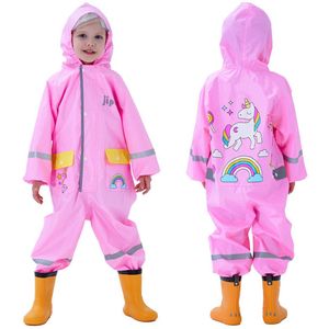 Regenpak-Kinderen-Pink-Maat M-Atmungsaktiv-Waterdicht