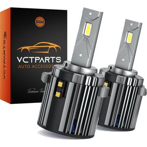 VCTparts® Volkswagen LED H7 Koplampen Dimlicht 6000K 120W Donkergrijs (set) [Golf 6 / 7 - Passat - Touran - Tiguan - T-ROC]