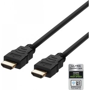 Deltaco HU-13-R Ultra High Speed HDMI Kabel - 8K HDMI - 60Hz - 3 m - Zwart