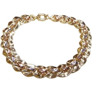 14 karaats tricolor armband