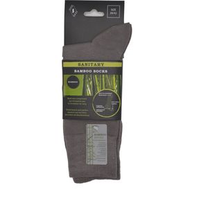 Bamboe sokken voor heren -  LOSSE ELASTIEK - 6 PAAR - Beige - mannen maat 43/46 - Hoge kwaliteit