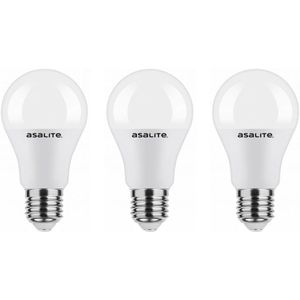 Asalite - LED Lamp A60 - E27 Fitting - 7W - 630 Lumen - 4000K Neutraal Wit Licht - 3 Stuks