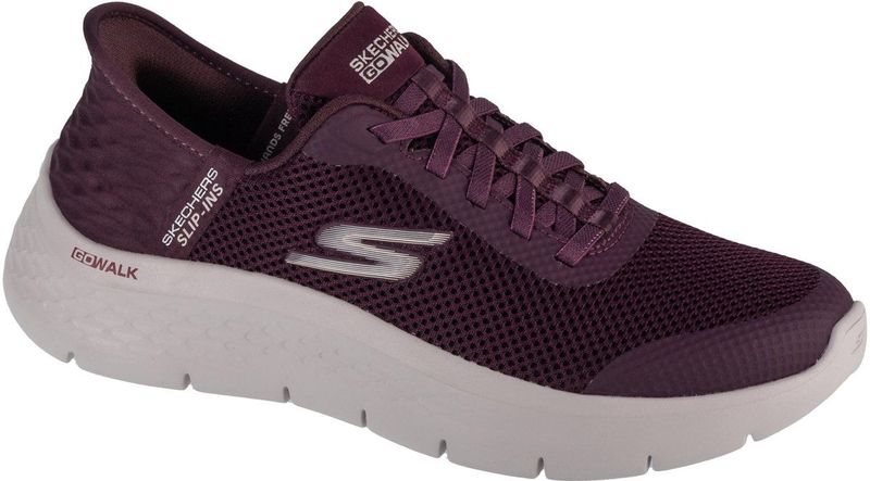 Skechers Slip-Ins: GO WALK Flex - Grand Entry, Vrouwen, Kastanjebruin, Sneakers, maat: 37,5