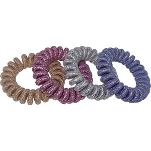 Kabelelastiek klein glitter diverse kleuren #1