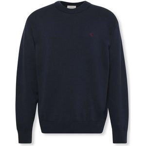 Ck Jeans - Dark Sapphire - Katoenen Relaxte Trui - Volwassen