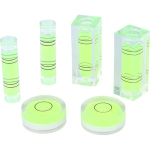 Hoge Precisie Mini Level Bubble Ruler - Bubble Level Tool met Three Line Level Ball - voor Picture Hanging, Marking en Layout - Meetinstrumenten in .