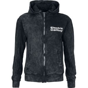Electric Callboy Choo Choo Dames Vest met capuchon - houtskool - S