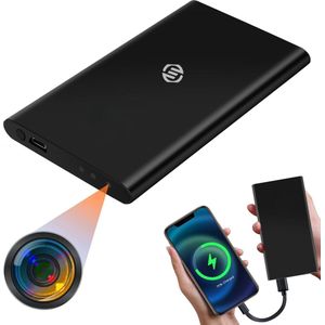 Equivera Spy Camera - Spycam - Mini Bewakingscamera - Kleine Camera - Verborgen Camera - Spionage - Voor Thuis, Kantoor, Auto