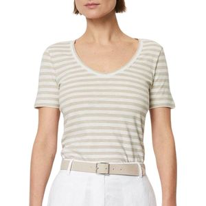 Marc O'Polo Striped V-neck Shirt Dames - Maat XS