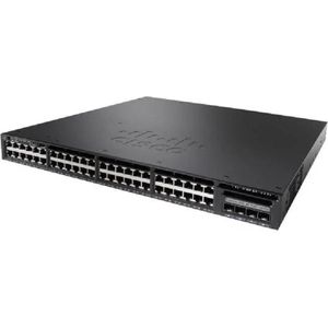 Cisco WS-C3650-12X48UR-S netwerk-switch L2/L3 Gigabit Ethernet (10/100/1000) Zwart