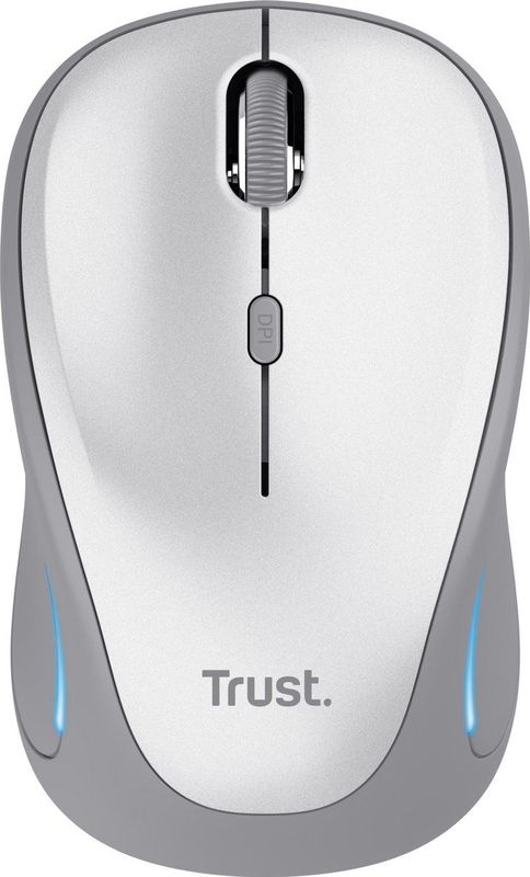 Trust Yvi FX - Draadloze Muis – Compact - Linkshandig en Rechtshandig - Wit