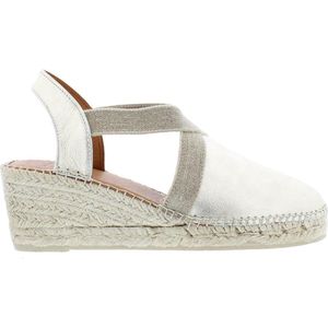 Toni Pons Tossa Dames Espadrilles - Platinum - Maat 39