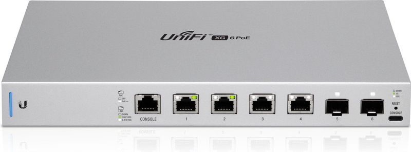 Ubiquiti UniFi Switch XG - Netwerkswitch - 6 Poorten - Fully Managed - PoE
