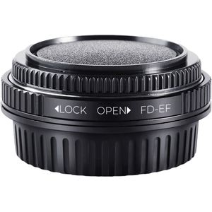 K&F Concept FD-EOS EF - Adapter - Canon FD/FL lens op Canon EOS EF camera