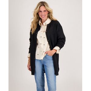 Je m'appelle Dames Vest - Zwart - Maat XS/S