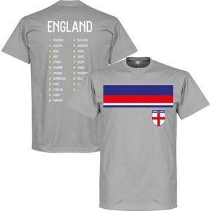Engeland WK 2018 Squad T-Shirt - Grijs - XXXXL