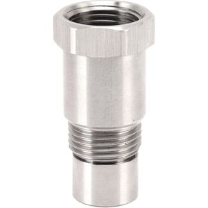 JeiibrZui Zuurstofsensoradapter - Microkatalysator - Nauwkeurige Detectie Voor Motorcontrole Oplossing - 1 Stuk - Offroad Gebruik Zilver